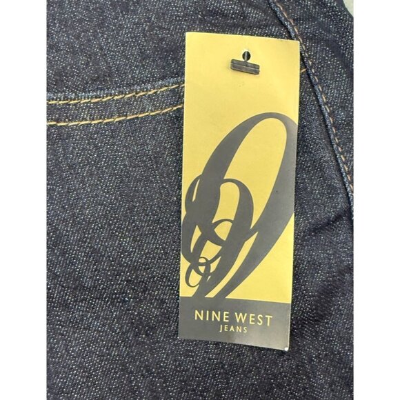 Nine West Jeans Arianna Bootcut Size 6 Waist Rinse Wash Stretch - Picture 9 of 14